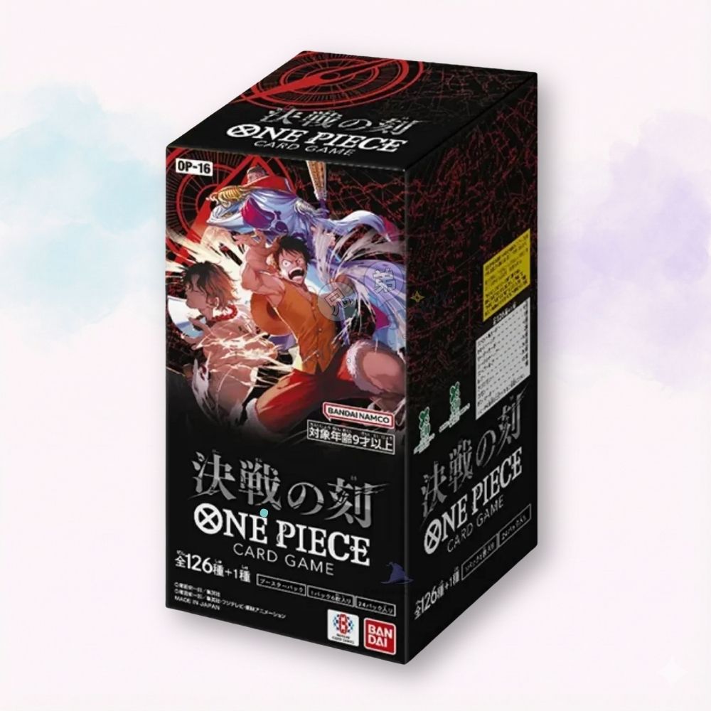 One Piece Card Game Booster Box OP16 The Time of Battle giapponese originale Bandai sigillato - Kyodai Store
