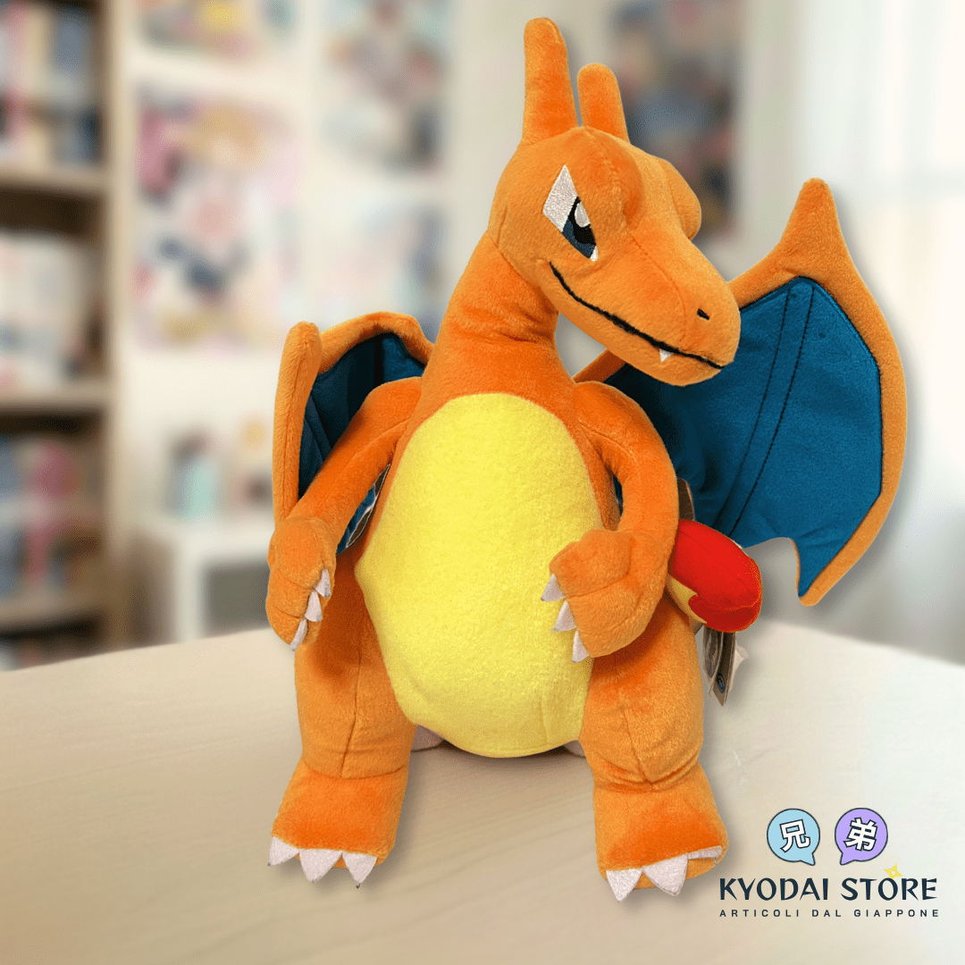 Plush da Collezione Originale: Charizard (Pokémon Center Japan occhiolino)