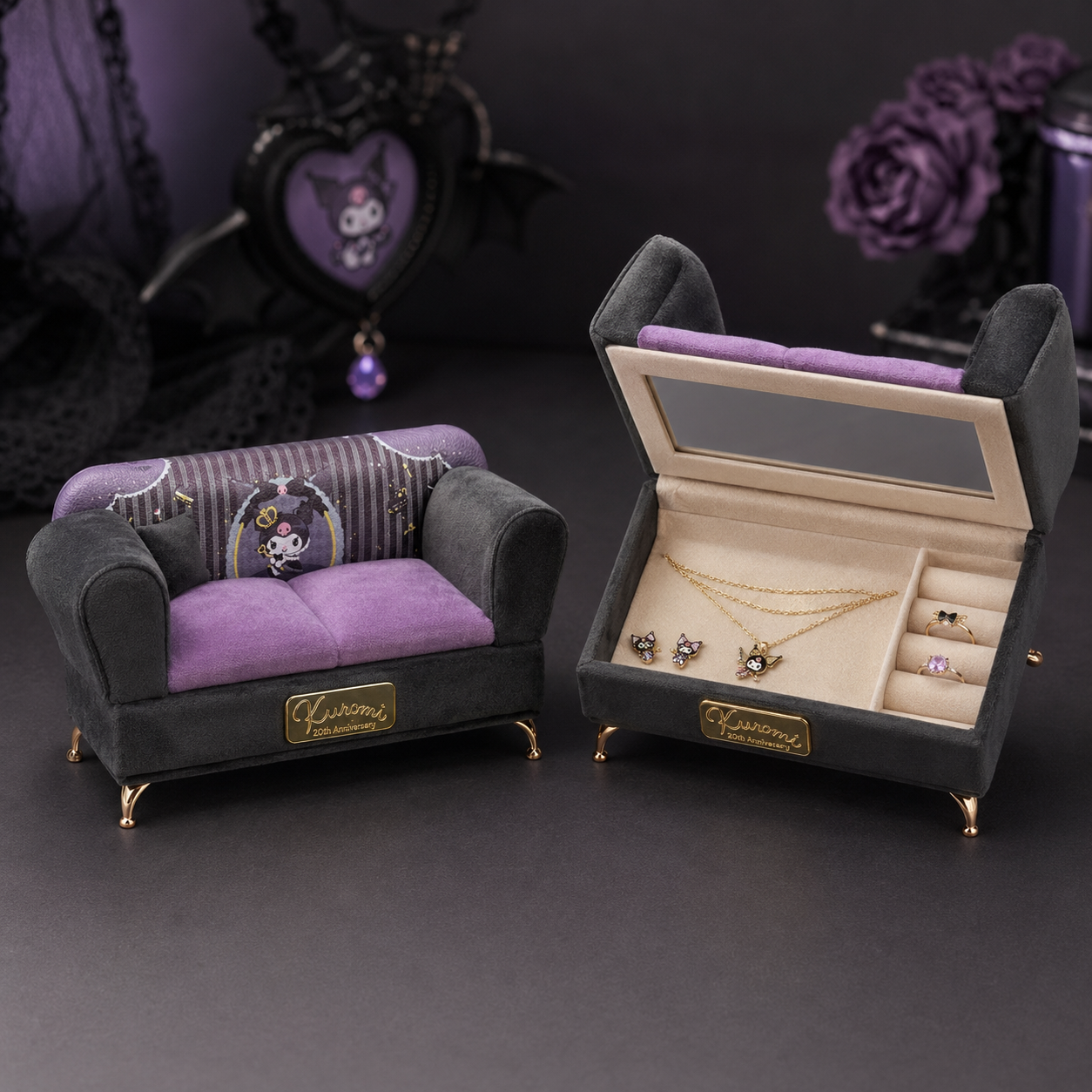 Kuromi 20th Anniversary Sofa Jewelry Box