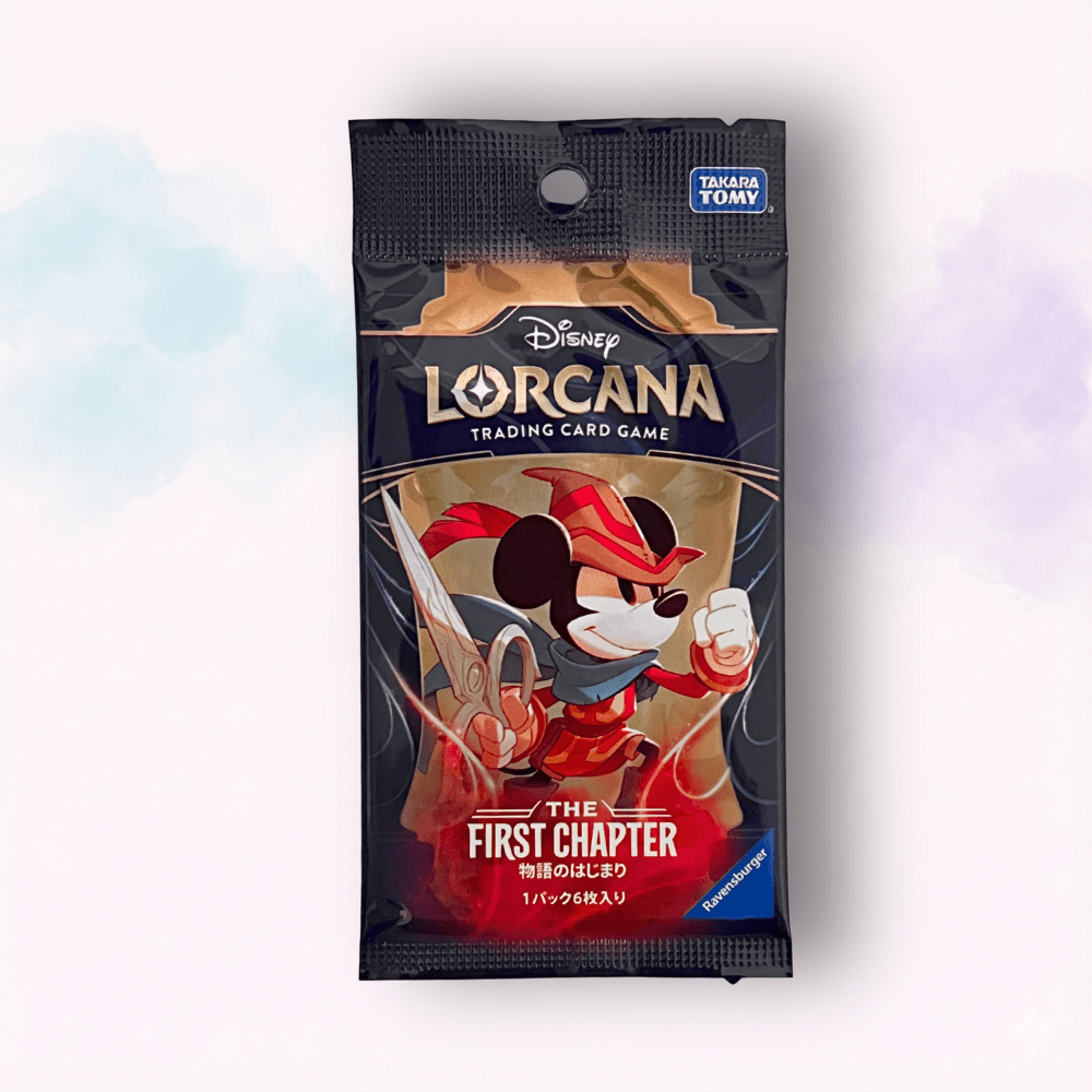 Disney Lorcana TCG - The First Chapter - Booster Pack (6 Carte) - JAP