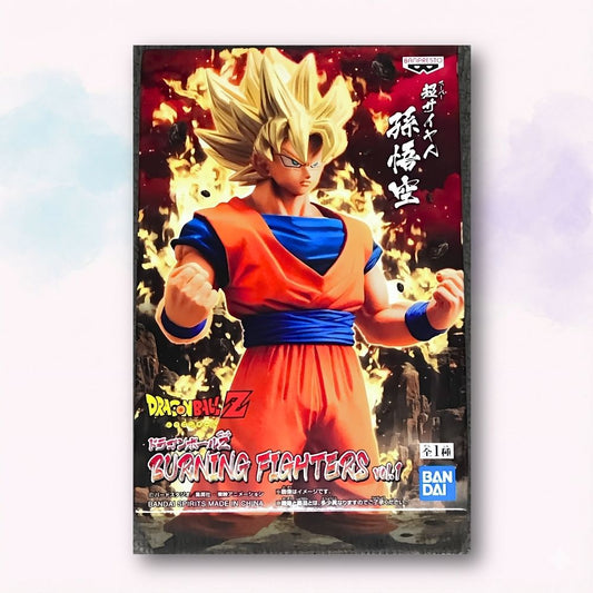 Figure Dragon Ball Z Super Saiyan Son Goku Burning Fighters Vol 1 Bandai Spirits originale giapponese sigillata - Kyodai Store