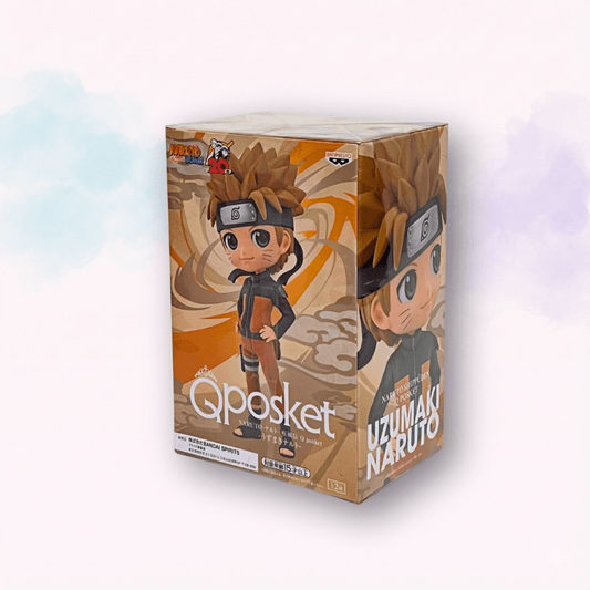 Figure Naruto Shippuden Naruto Uzumaki Q Posket Banpresto originale giapponese - Kyodai Store