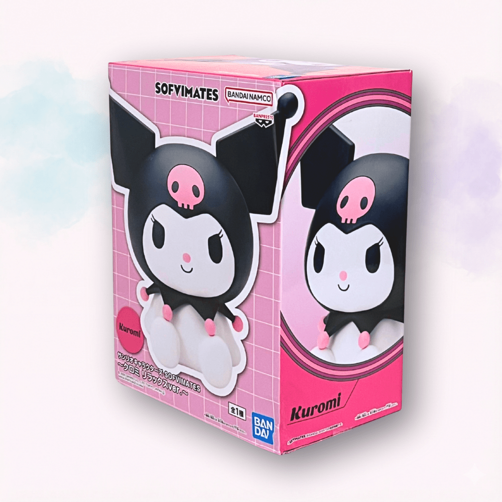 Figure Sanrio Kuromi Sofvimates Relax ver Banpresto originale giapponese - Kyodai Store