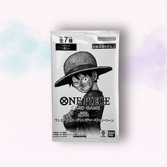 One Piece - 3rd Anniversary Card Treasure Campaign Pack - JAP