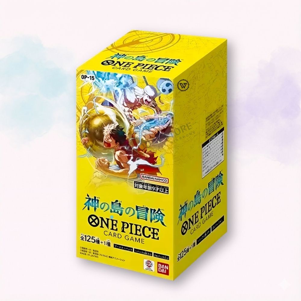 One Piece Card Game Booster Box OP15 Adventure on the Island of God giapponese originale Bandai sigillato - Kyodai Store