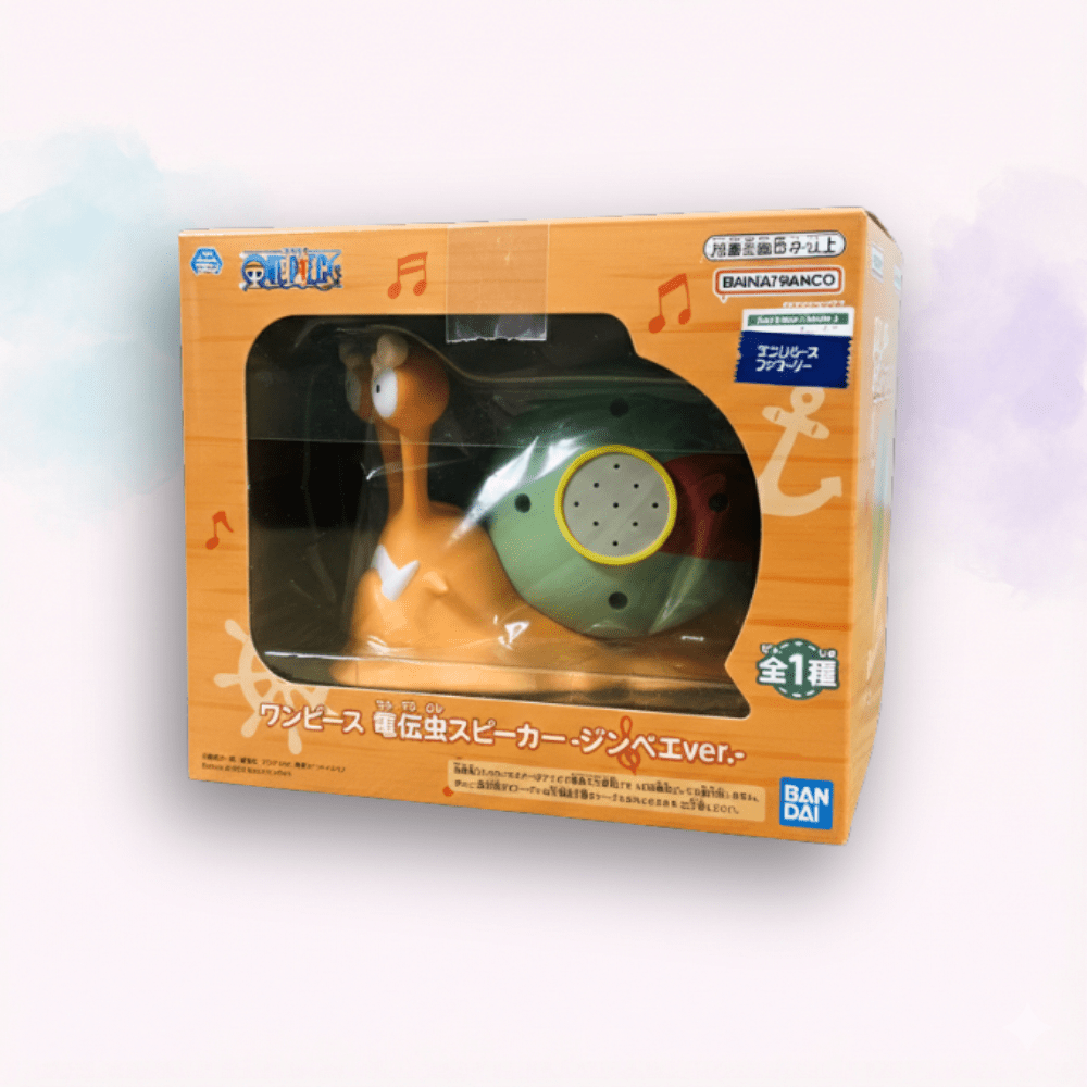 One Piece Den Den Mushi Speaker Jinbe ver Banpresto lumacofono audio jack 3.5mm originale giapponese - Kyodai Store