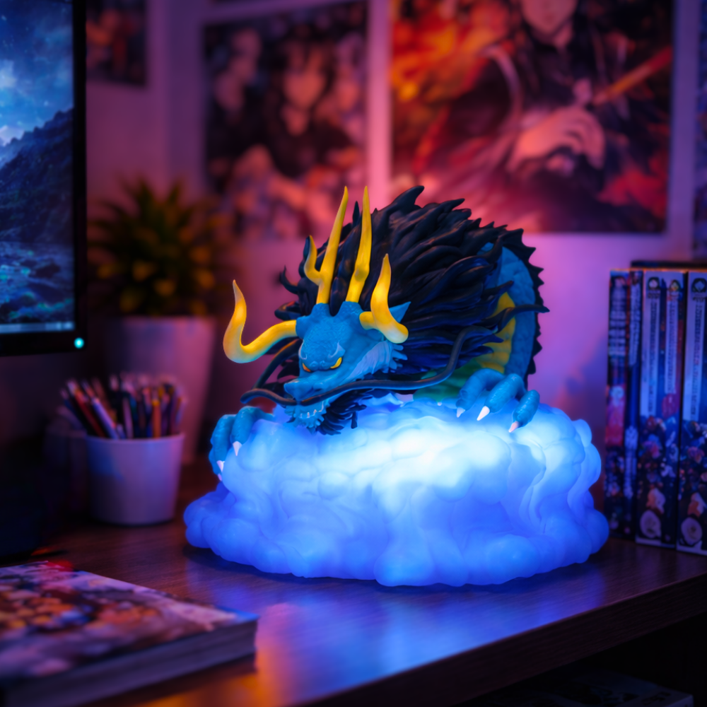 One Piece Kaido Bandai lampada drago azzurro nuvole illuminate originale giapponese - Kyodai Store