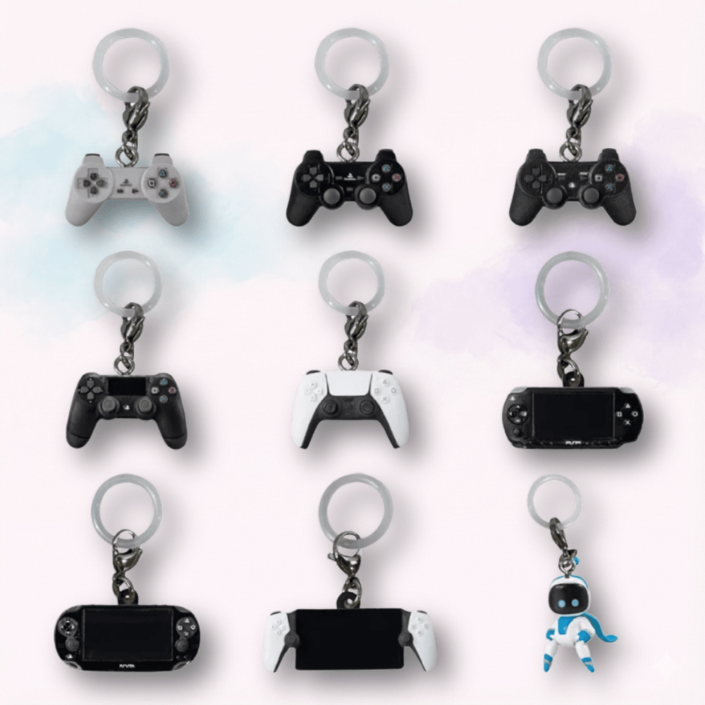 PlayStation Mejirushi Accessories Bandai mini charm controller e console portatili gashapon originale giapponese - Kyodai Store
