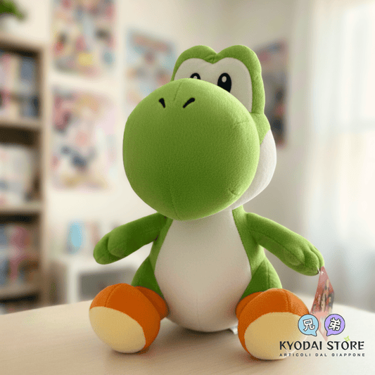 Plush da Collezione Originale: Yoshi (Serie Super Mario All-Star Collection