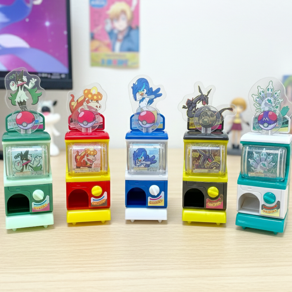 Pokémon Mini Mini Gacha Machine Takara Tomy macchina gashapon funzionante impilabile con mini capsule originale giapponese - Kyodai Store