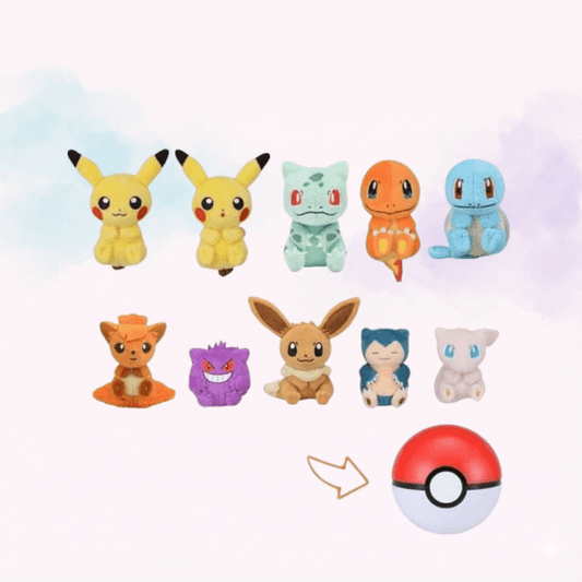 Pokémon Petit Plush in Poké Ball Case peluche originale Pokémon Center Giappone - Kyodai Store