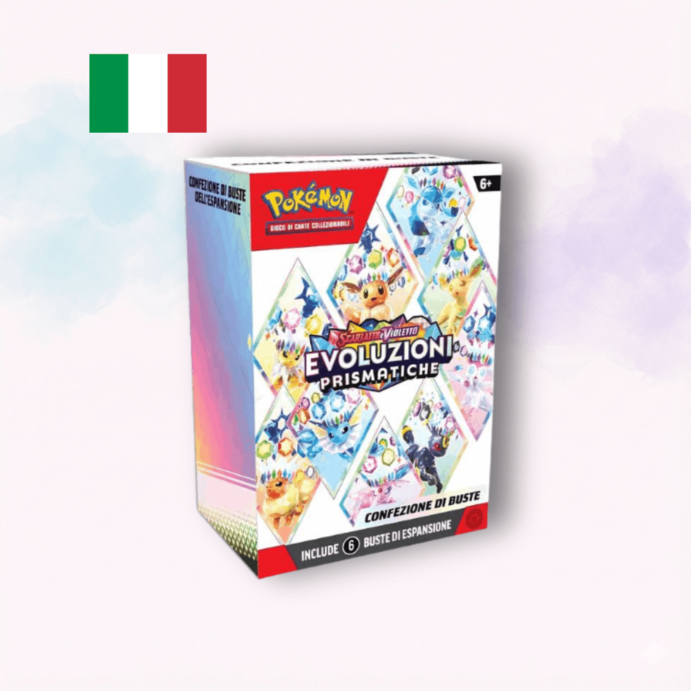 Pokémon TCG - Evoluzioni Prismatiche - Booster Bundle (6 Buste) - ITA