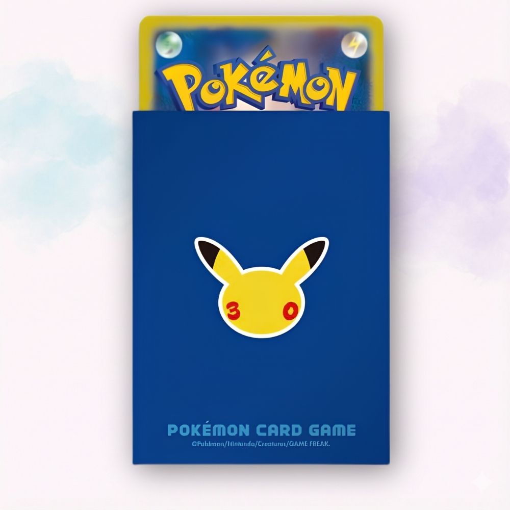 Pokémon TCG Card Sleeves 30th Anniversary Design Jap 64 sleeves originali Pokémon Center Japan - Kyodai Store