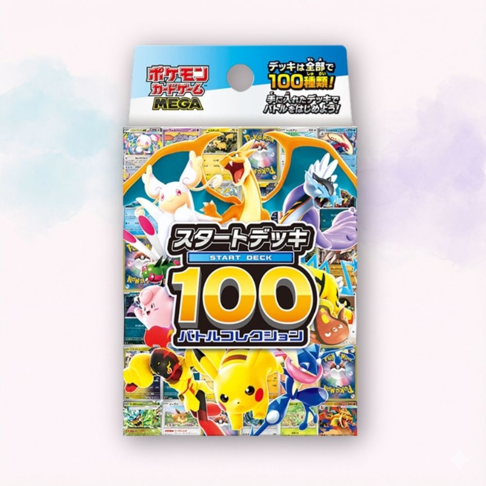 Pokémon TCG Mega Start Deck 100 Battle Collection giapponese con mazzo casuale da 60 carte originale - Kyodai Store