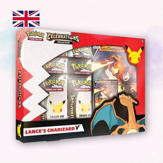 Pokemon TCG Celebrations Collection Lance Charizard V box inglese 25th Anniversary originale - Kyodai Store