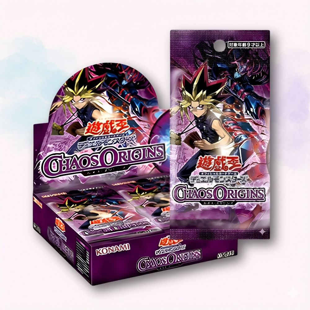 Yu-Gi-Oh OCG Booster Box Chaos Origins giapponese originale Konami con 30 bustine da 5 carte - Kyodai Store