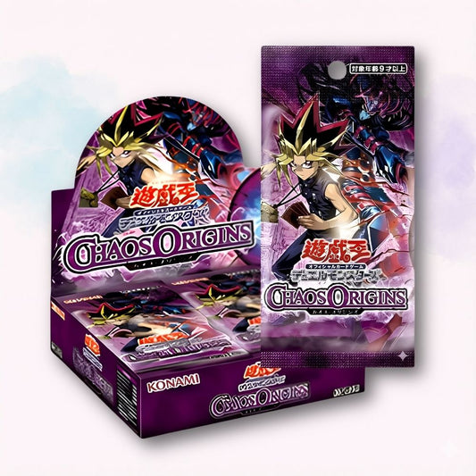 Yu-Gi-Oh OCG Booster Box Chaos Origins giapponese originale Konami con 30 bustine da 5 carte - Kyodai Store