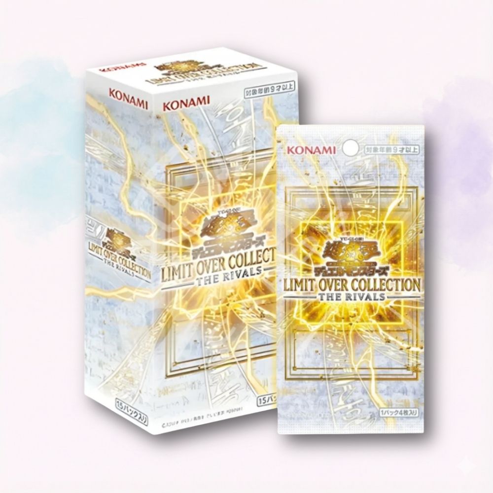 Yu-Gi-Oh OCG Booster Box Limit Over Collection The Rivals giapponese originale Konami con 15 bustine da 4 carte - Kyodai Store